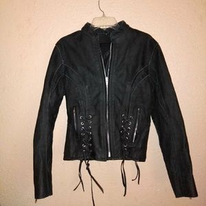 Jkk motorcycle leather jacket